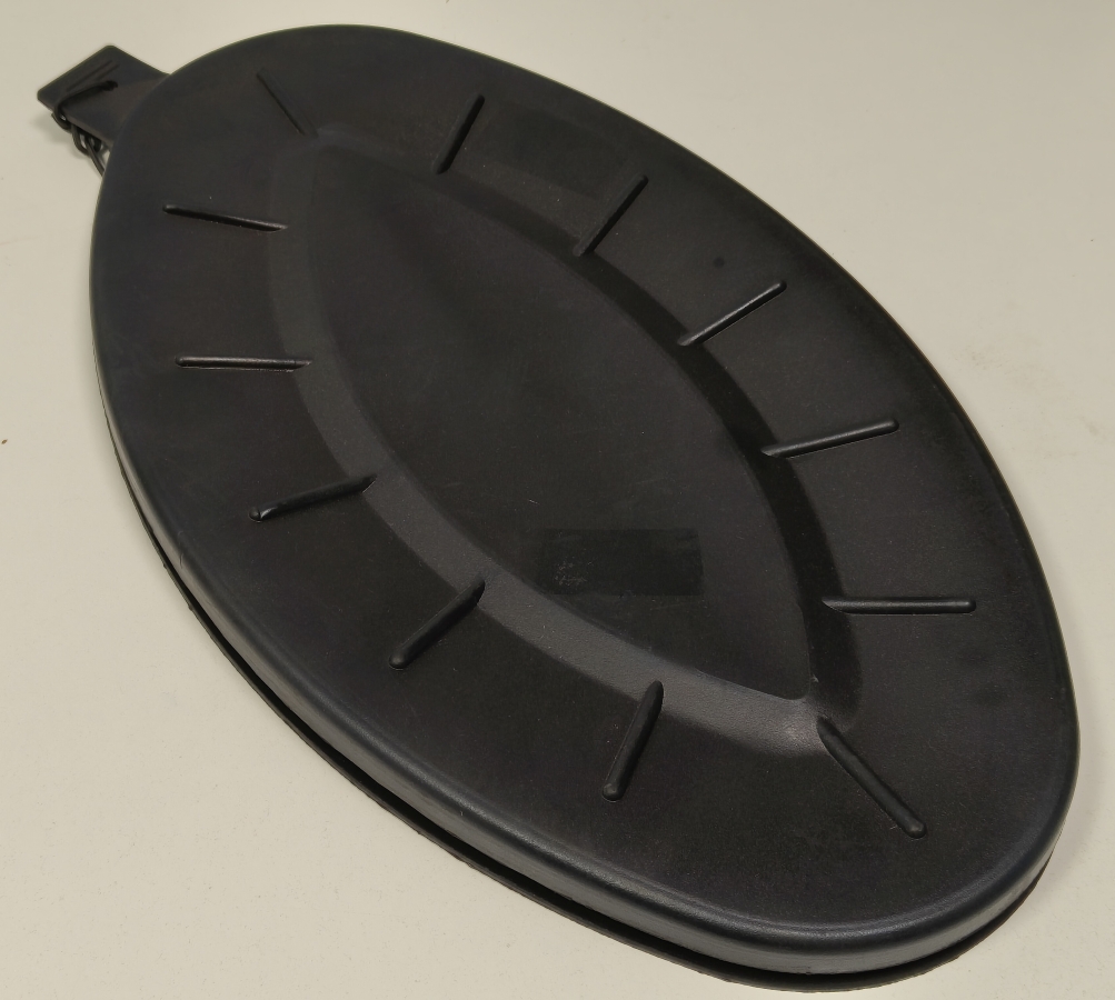 Черная резиновая крышка люка 460x270mm