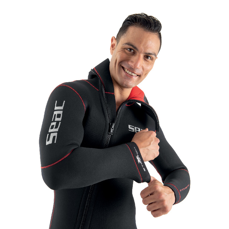 Wetsuit SEAC Privilege Flex Jacket+Jong J Man - 5mm thick - Size XXL - Class C (16-24 degrees)