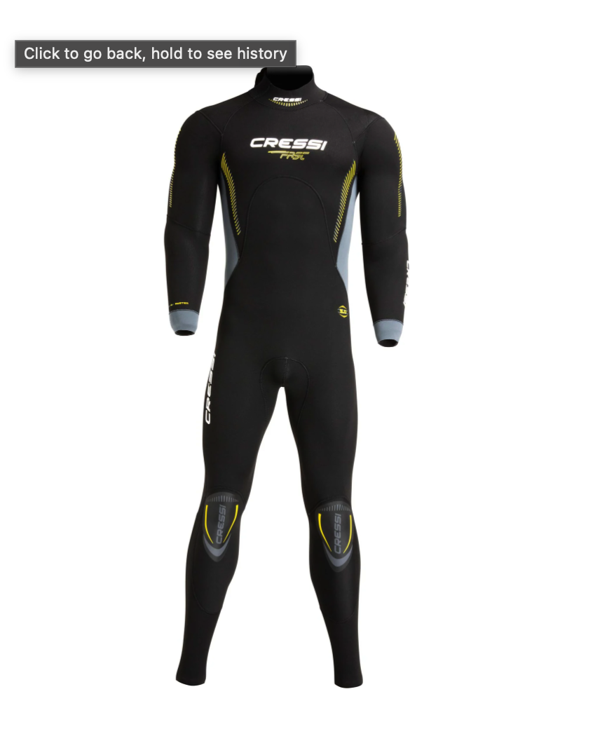 Wetsuit CRESSI FAST MAN MONOPIECE 5mm XXL