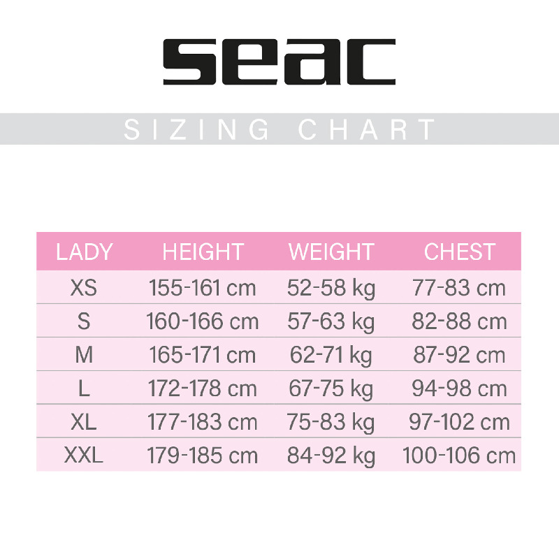 Wetsuit short SEAC Relax Lady 2.2mm Size L