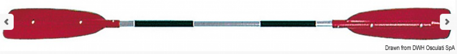 Double canoe - kayak paddle 215 cm