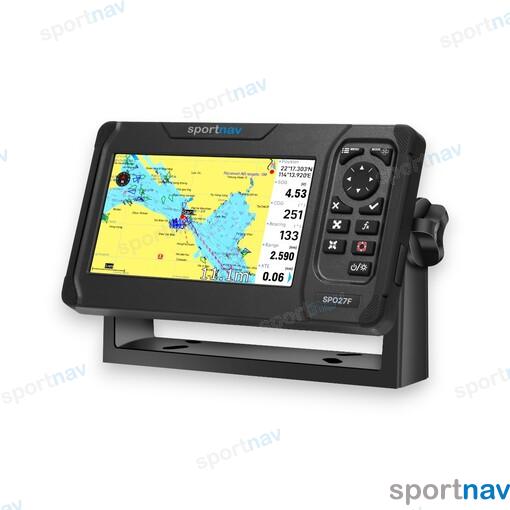 Card Plotter and echolots 7 inches with Baltic Sea card. NMEA2000 and NMEA0183.