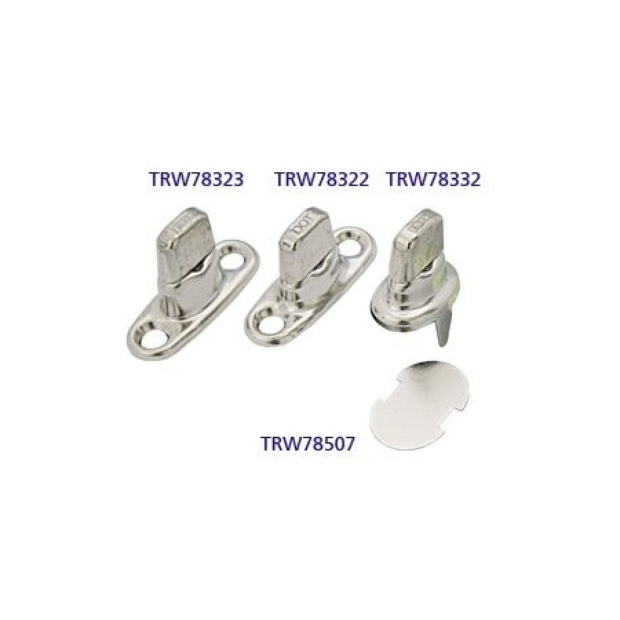 Rivet for awning, rotatable - nickel-plated brass - COMMON SENSE® DOT® system