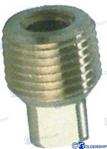 SQUARE DRAIN PLUG S.S. US style