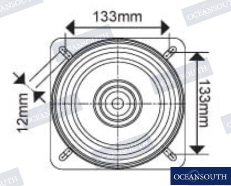 Chair base - rotatable 160mm Warning! Painted black metal! Screw locations diagonally 175 mm