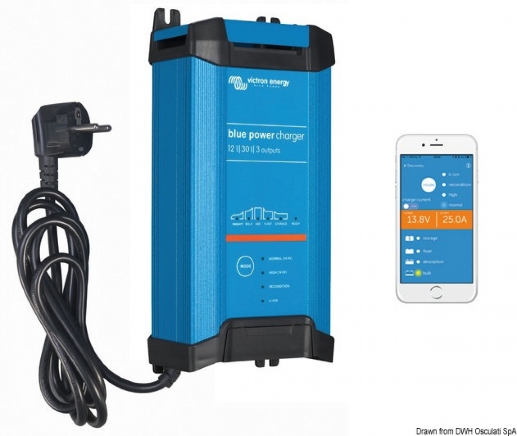 VICTRON Blue smart IP22 battery charger 20A 3 with BT 14,4V LIFEPO4 , AGM , Pb