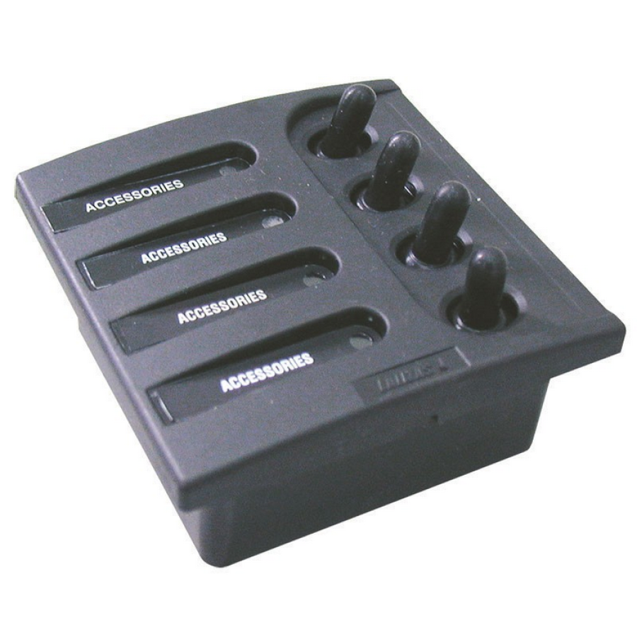 Switch panel Lalizas LPS-402 31182 12V 100x100x10mm with regular switches