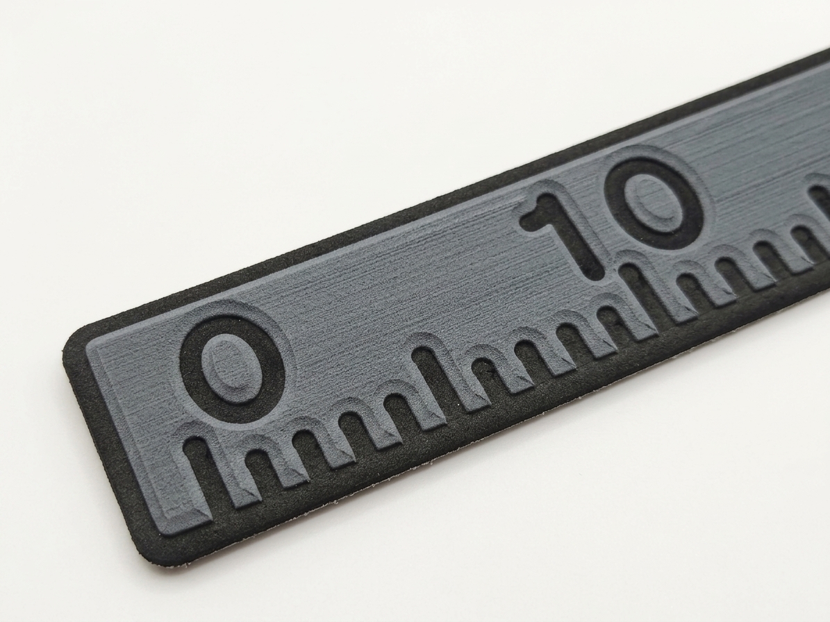 Ruler EVA Line 50cm  - grey with black