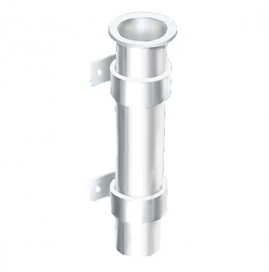 WALL MOUNT ROD HOLDER - white - Ø40 x H230mm