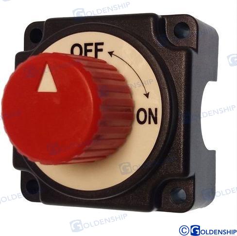 Mass switch, lasting 250A, temporarily 350A, dimensions 67x67mm