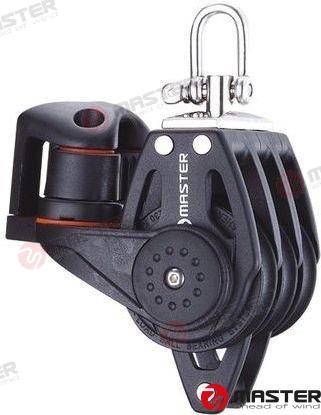 40mm triple / becket /swivel shackle block