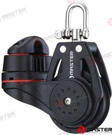 57mm single/swivel shackle block/fairlead