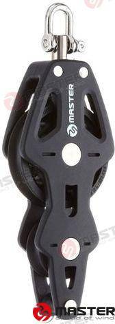 50mm single fiddle/becket/ swivel shackle block