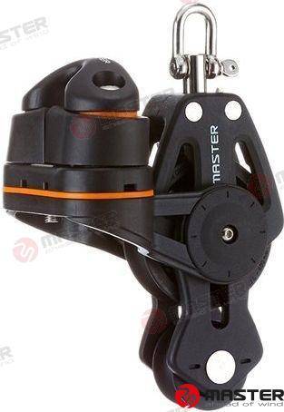 50mm single fiddle/ swivel shackle block