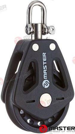 35mm single/swivel shackle block