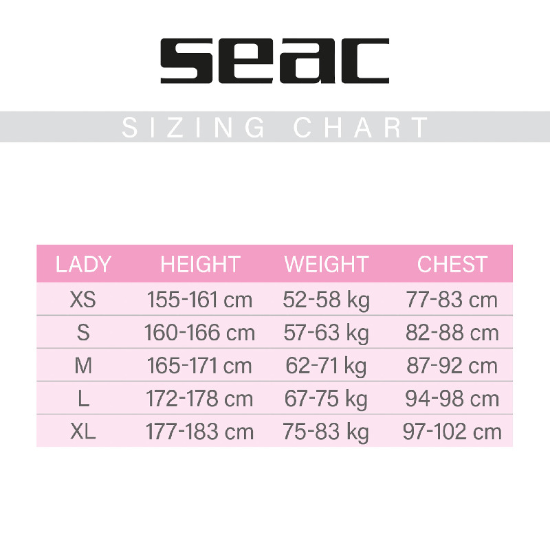 Neoprene shirt SEAC - women 2.5mm Size S