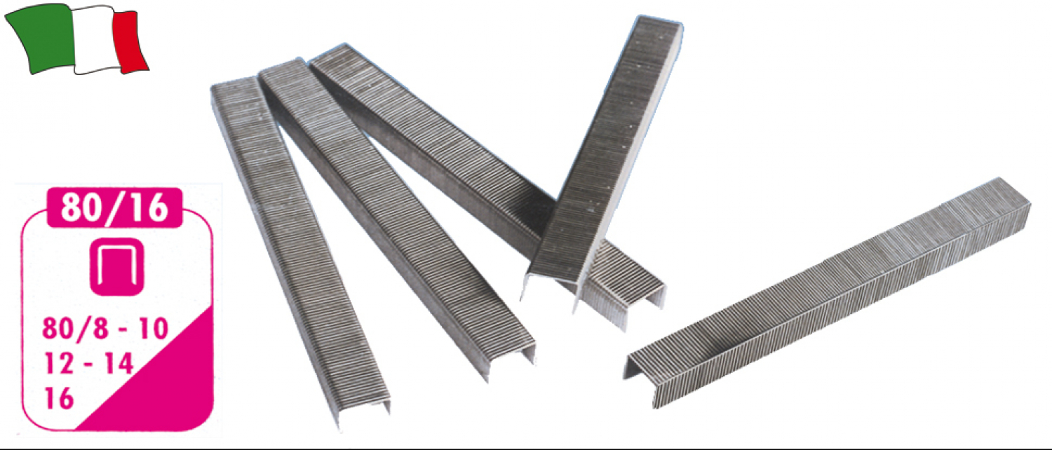AISI 316 6mm 80-6 staples for manual, pneumatic and electric staple guns 10000pcs