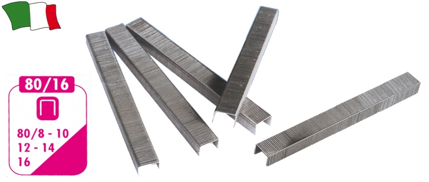 METALLIC STAPLES S.S AISI 316 80/8mm