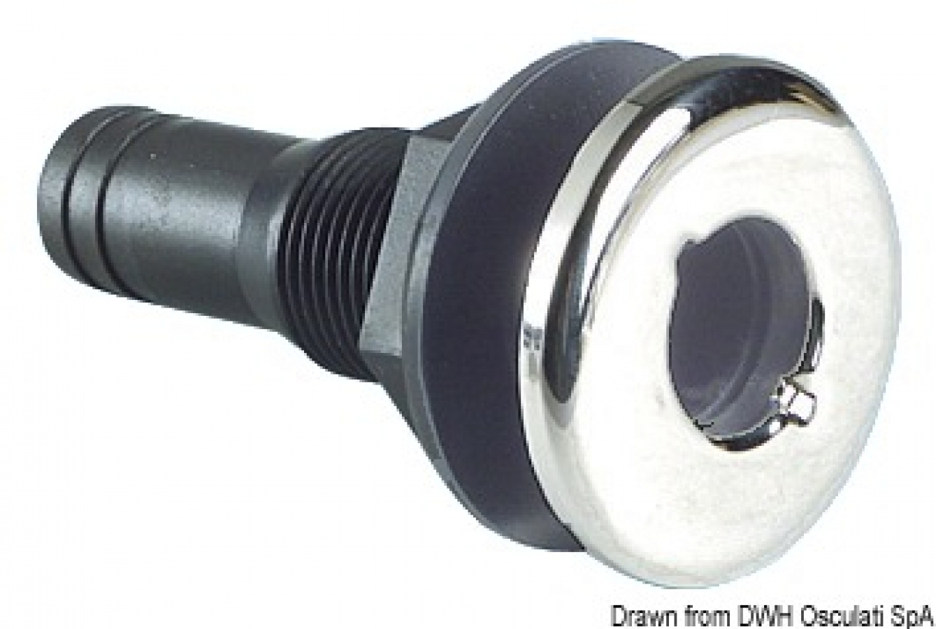 Drain - nylon with SS decorative lining - 1/2 13mm