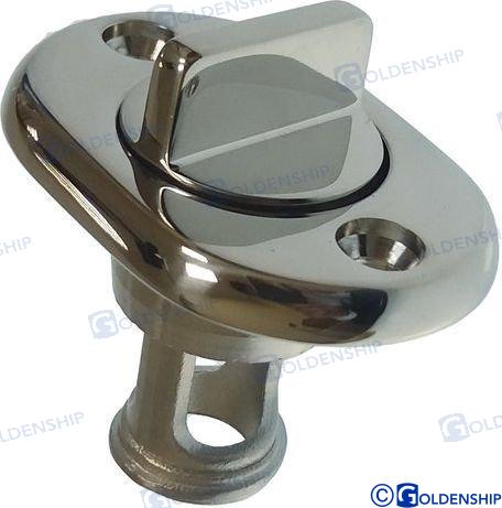 oval drain plug Ø19mm AISI316