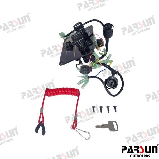 dual engine start key assy, F40-13000200