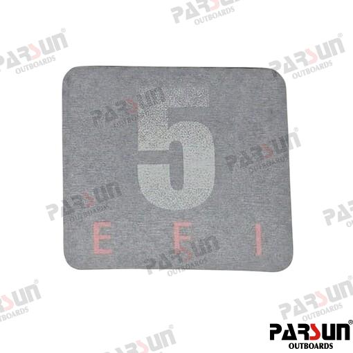 Top cowling sticker for 5hp, F6-08000000-5