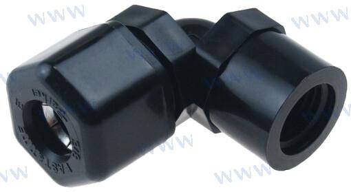 elb90 1/4mptx3/8tu plastic