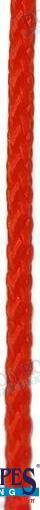 poliester rope 4 mm orange 12 m
