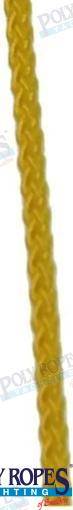 poliester rope 3 mm yellow 25 m