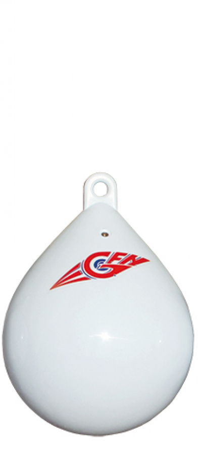 Poleris 18x24cm -buoy - white