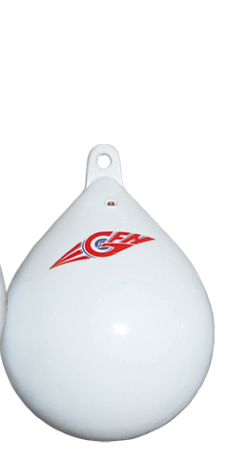 Poleris 21x28cm -buoy - white
