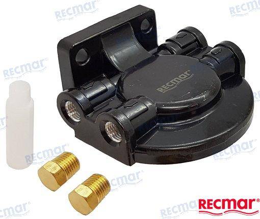 Water separating fuel filters bracket