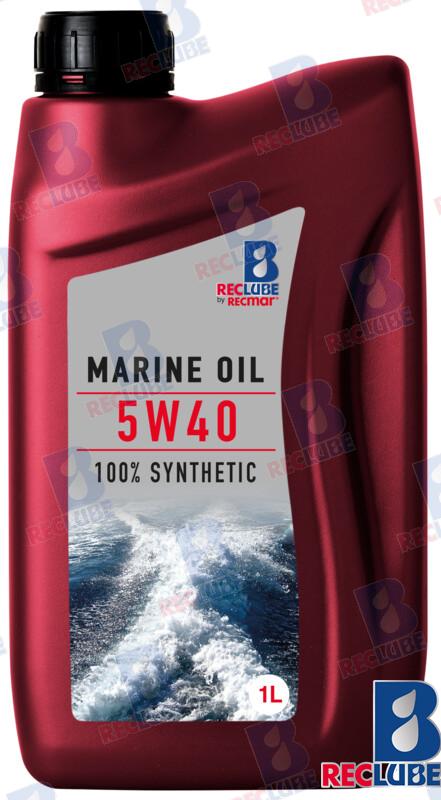 Синтетическое моторное масло 5W40 (1 л) для двигателей лодок и PWC