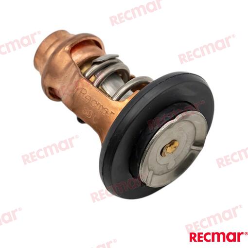 Thermostat 60°C OEM: Mercruiser: 855676004, 8M0117413, 8M0168892, 8M0175321, 8M6010296, 8M6013865; OMC: 0769254, 0769768, 5033721, 5033722
