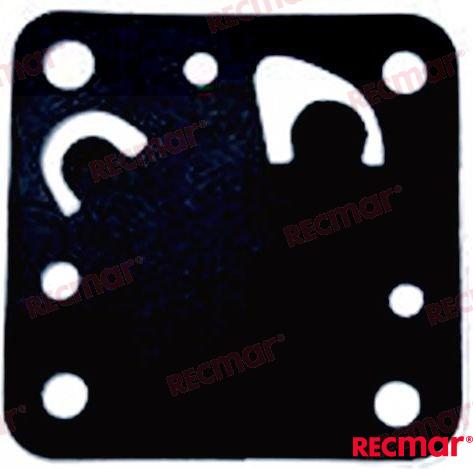 Carburetor diaphragm OEM: Mercruiser: 26-64818Q4, 27-64718A1, 27-64818Q4, 27-64818T4, 64818A20, 64818A4, 64818Q4, 64818T4; OMC: 0775534