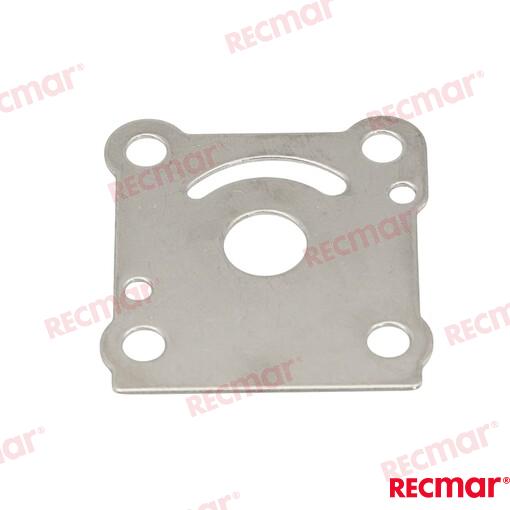 Water pump base plate OEM: Mercruiser: 11592M; Yamaha: 6G1-44323-00, 6G1-44323-00-00, 6G14432300