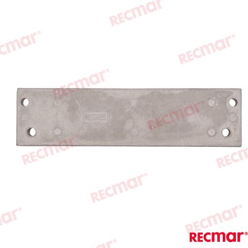 Aluminium anode OEM: Mercruiser: 43396A1, 43396A2, 69-70-199, 818298, 8182981, 818298A1, 818298Q1, 818298T1, 97-8M0172259; OMC: 0509463