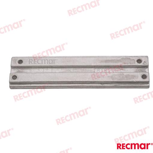 Aluminium anode OEM: Mercruiser: 43396A1, 43396A2, 69-70-199, 818298, 8182981, 818298A1, 818298Q1, 818298T1, 97-8M0172259; OMC: 0509463
