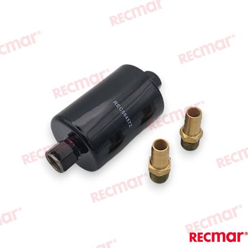 Fuel filter for Mercruiser gasoline engines OEM: Mercruiser: 35-864572, 35-864572T, 864572, 864572T, 864572T01