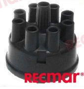 Distributor cap Volvo Penta V8 OEM: Pleasurecraft: 20222, R108001; Crusader: 20222, R108001; Mercruiser: 391-5075, 391-5075Q1, 391-5075T1