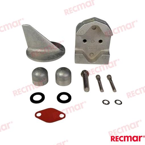 Anode set ALPHA ONE Gen 1 Mg OEM: Mercruiser: 888755K02, 888755Q04, 888756A1, 888756A2, 888756K01, 888756K02, 888756Q01, 888756Q02