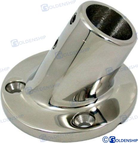 round base 45º tube 7/8" AISI316