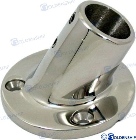 s.s pulpit base 60° Ø25mm AISI316