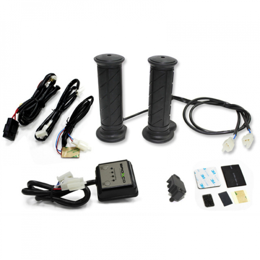 Handle warmers Bronco with thumb warmer 22mm handles 4 positions 12V 35W 40,50,60,70 °C