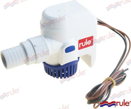 Pump RULE 1100 GPH 70l/min 12V(3.3A) Ø29mm RM1100B
