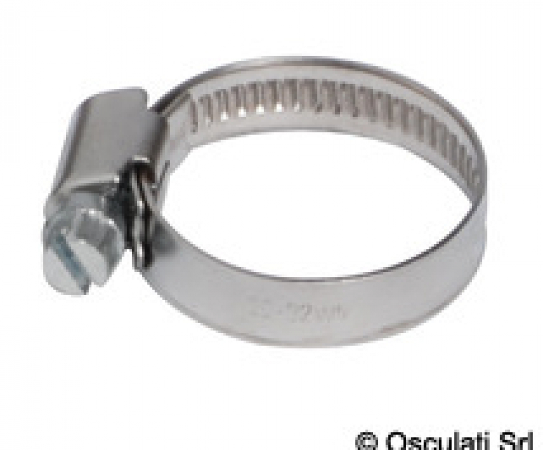 Hose clamp AISI 316 9mm x Ø16-25 mm DIN3017
