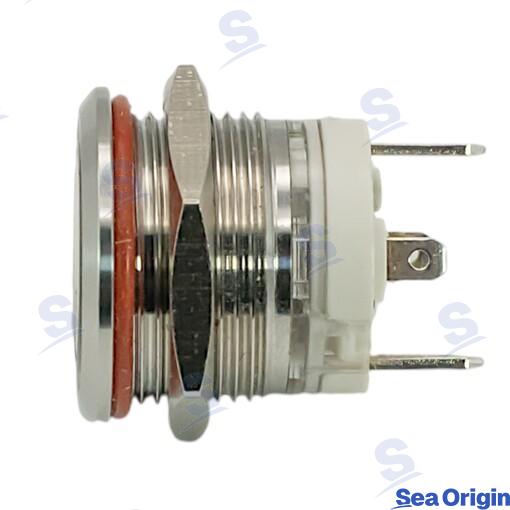 20A ON-OFF Switch, Blue, IP65, Stainless Steel