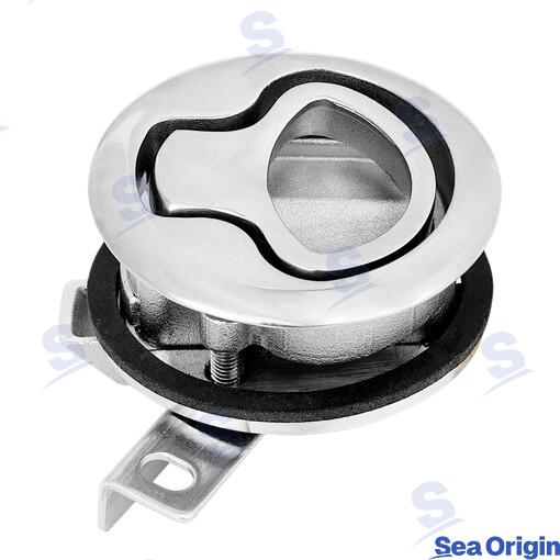 Hatch shutter with loop SS316 61mm