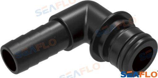 elbow fitting with O-Ring 3/4" x 1/2" barb