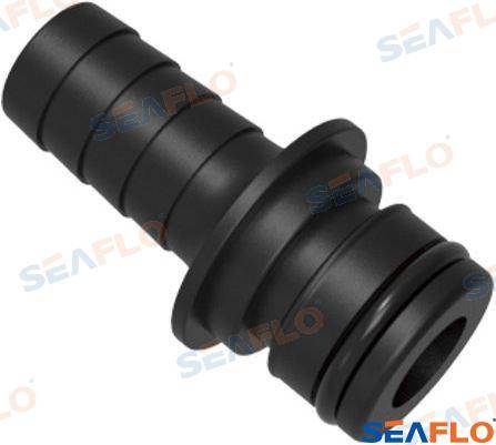 straight fitting with O-Ring 3/4" x 1/2" barb